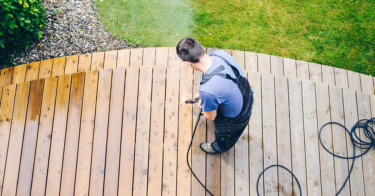 best deck washer before staining